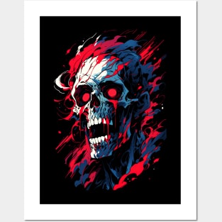 Crazy zombie Posters and Art